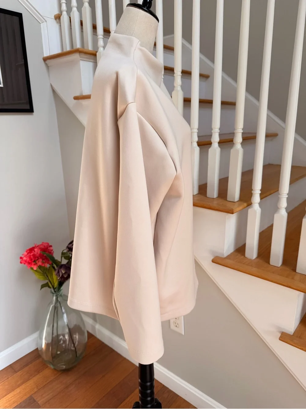 ADAY Beige XL Like a Boss sweatshirt mock neck excellent condition